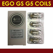 GS G5 replacement coils designed specifically for the G5 vape kit, providing consistent flavor and vapor.